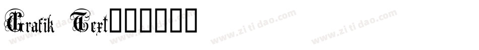 Grafik Text字体转换